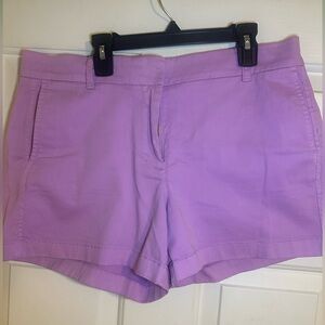 J. Crew Purple Bermuda Shorts Classic Tailored Design
